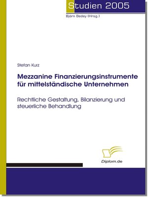 cover image of Mezzanine Finanzierungsinstrumente für mittelständische Unternehmen